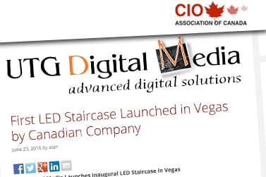 You are currently viewing First LED Staircase Launched in Vegas by Canadian Company