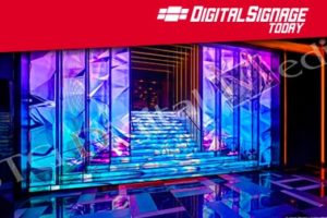 Digital signage provider installs LED staircase in Las Vegas