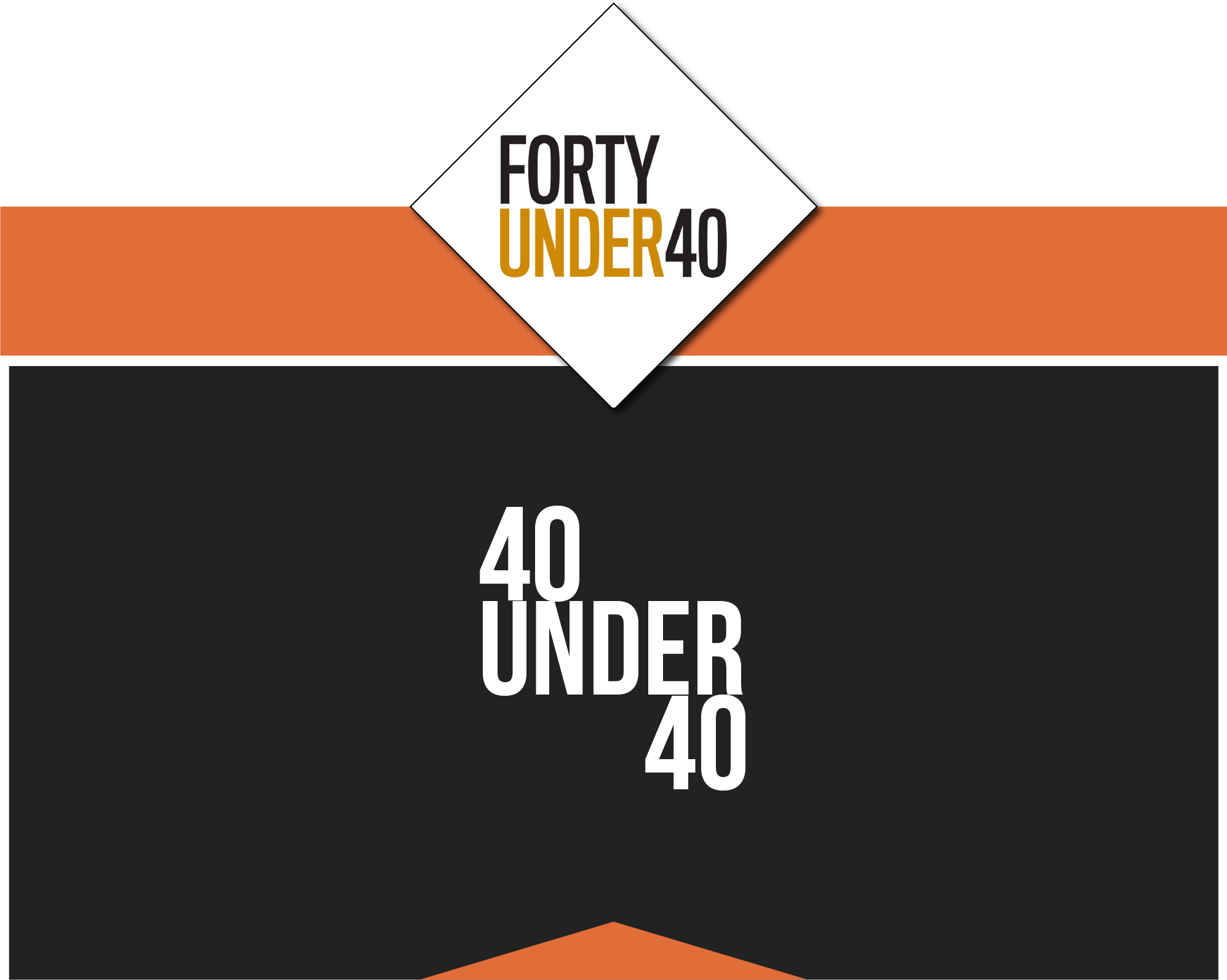 Award Banner for Forty Under 40