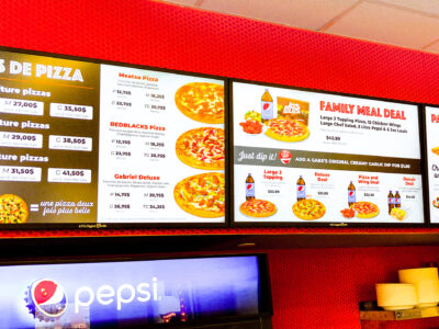 UTG DIGITAL MEDIA RENEWS DIGITAL MENU BOARD CONTRACT WITH GABRIEL PIZZA