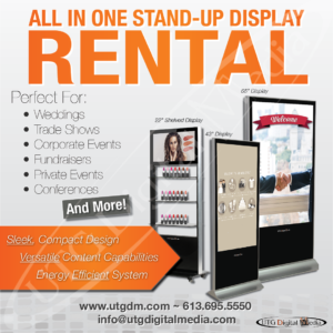 How to Make Your Next Event Pop With UTG’s All in One Stand-Up Display Rentals