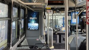 UTG Digital Media, a Canadian leader in digital signage solutions, provides digital displays for transit vehicles on Humboldt Transit Authority (HTA) buses in California