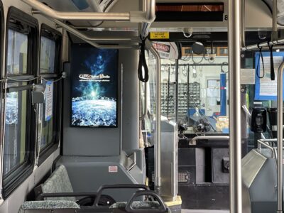 UTG Digital Media, a Canadian leader in digital signage solutions, provides digital displays for transit vehicles on Humboldt Transit Authority (HTA) buses in California