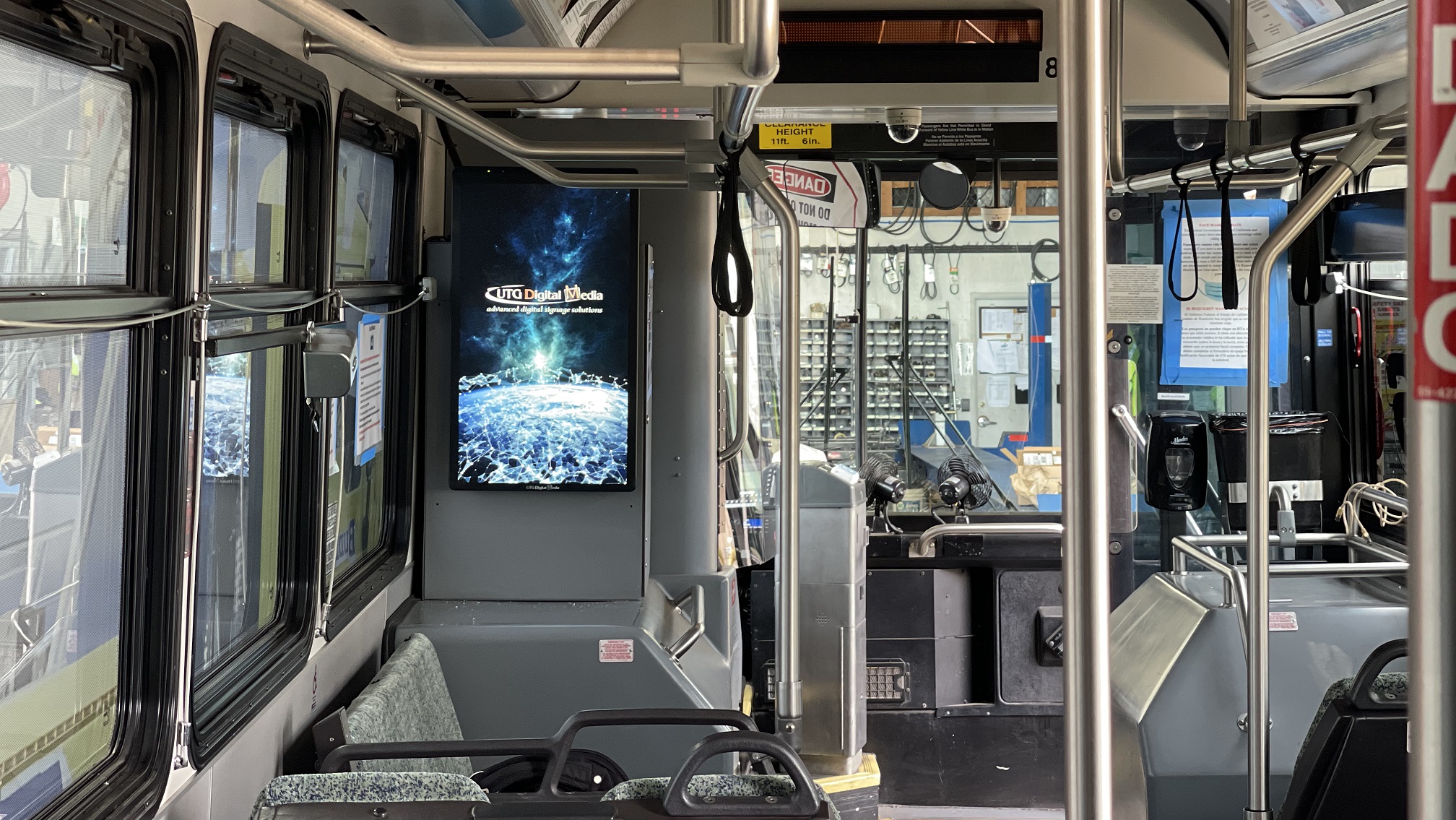 You are currently viewing UTG Digital Media, a Canadian leader in digital signage solutions, provides digital displays for transit vehicles on Humboldt Transit Authority (HTA) buses in California