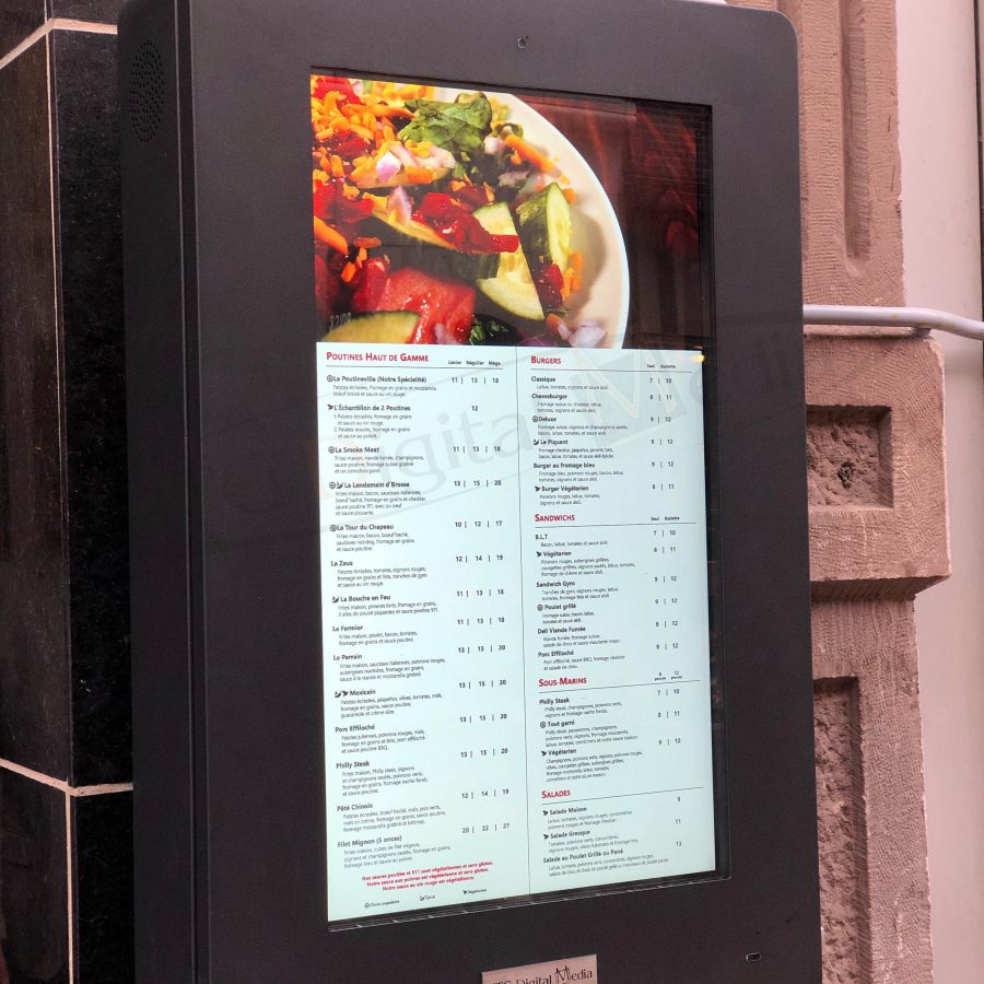 PoutineVille - Quebec - Outdoor Menu Box