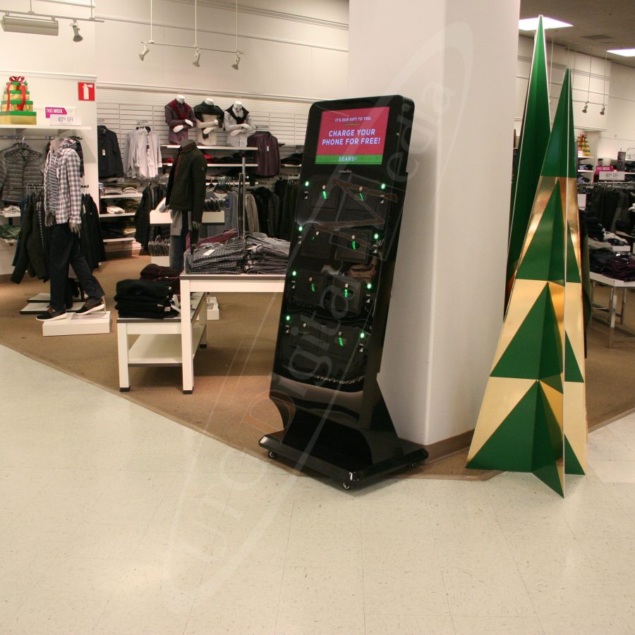 A UTG Mobile Charging Station at Sears