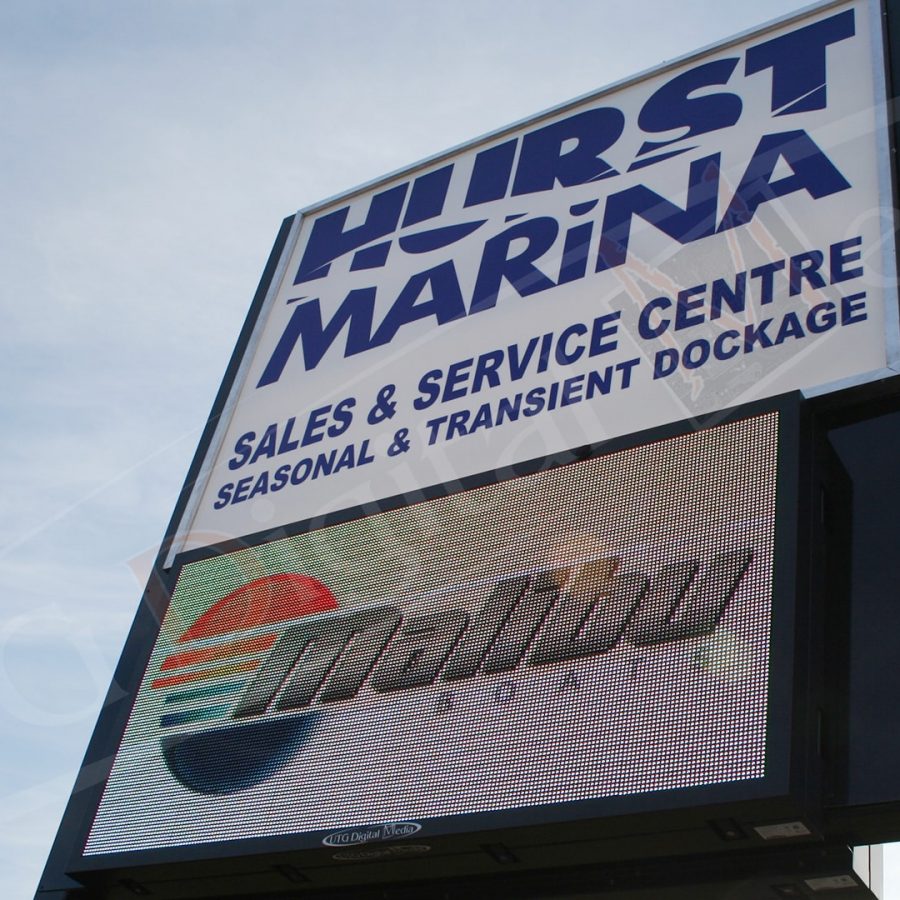 Hurst Marina - LED Pylon by UTG Digital Media