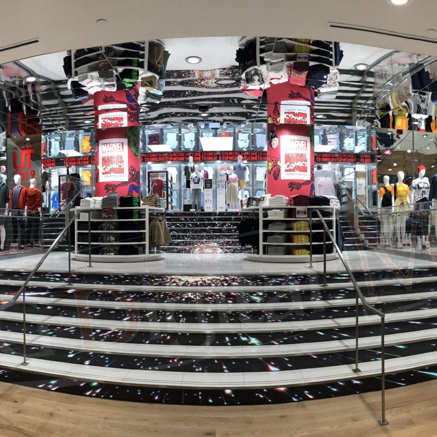 Uniqlo LED Stairs - Toronto