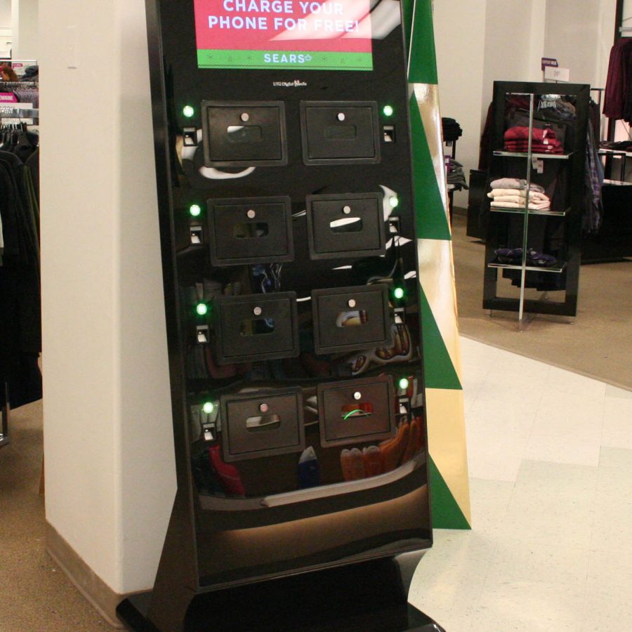 mobile charging station with finger print