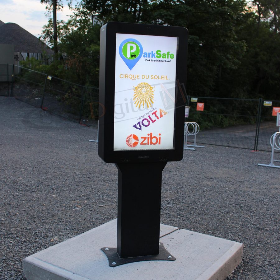 parsafe outdoor digital box parking lot signage