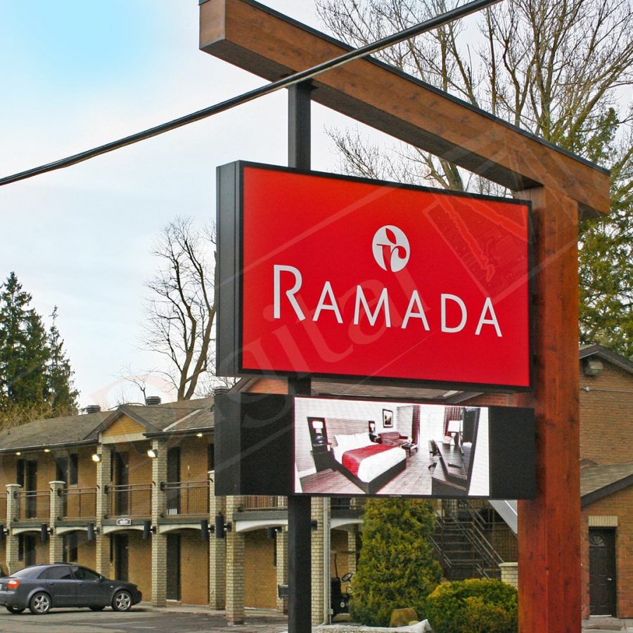 Ramada - Outdoor Pylon by UTG Digital Media